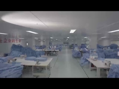 Больничные одноразовые операционные халаты нетканые СМС Стерильные жидкостные хирургические халаты