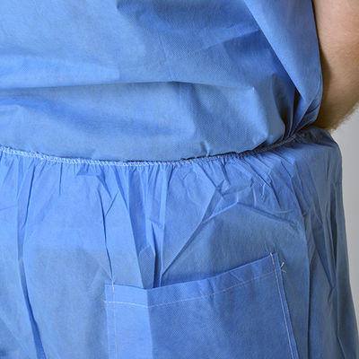 3XL темно-синее SMS устранимые Scrub костюм с коротким рукавом