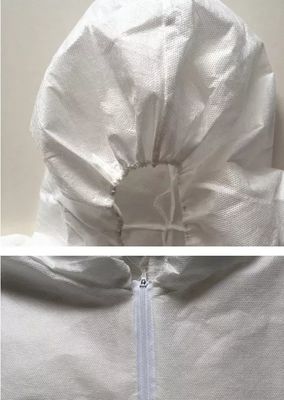 Сини пользы CAT III Coverall одиночной с капюшоном не сплетенный