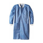 Голубая водоустойчивая куртка подогрева SMS устранимая Scrubs со связанным тумаком воротника