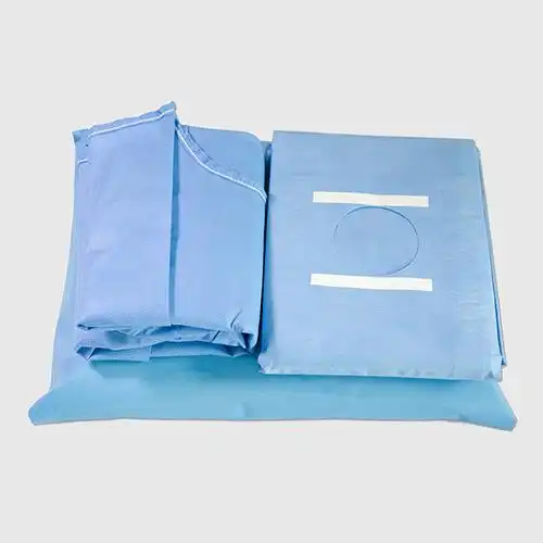 Одноразовый хирургический набор для хранения медицинских материалов. Условия хранения: избегать попадания прямых солнечных лучей.